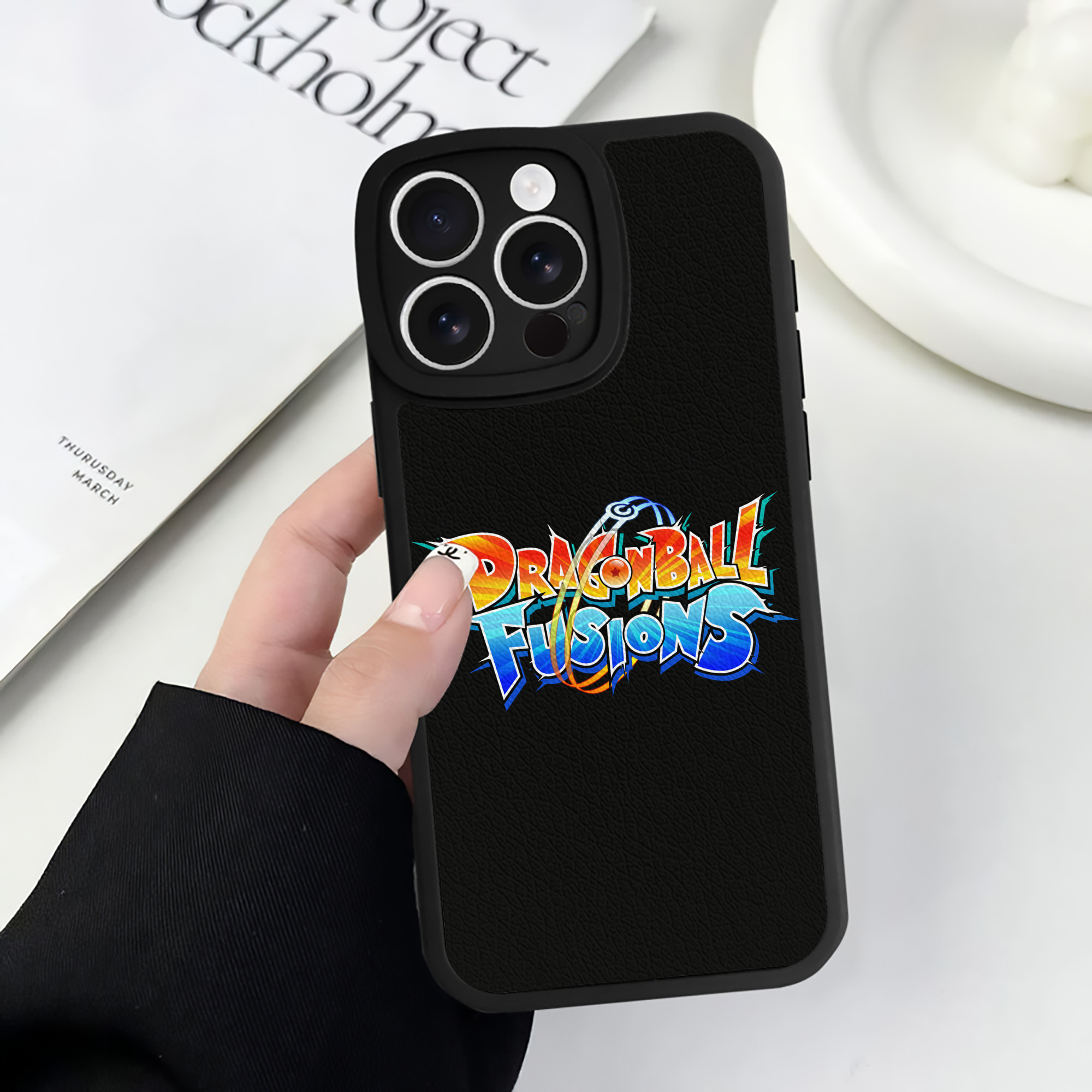 （画像用） ドラゴンボール DRAGON BALL 【iPhone 16シリーズ対応】シリコンスマホケース（レザー調） 材質：シリコン